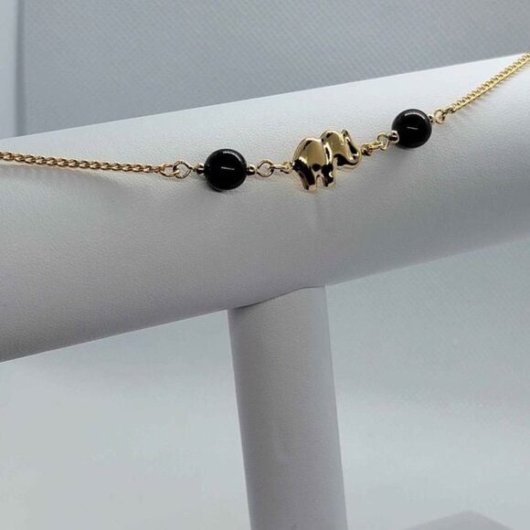 Brand New Brazilian 18k Gold Filled Elephant Anklet - Picture 1 of 3